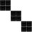 12 Sets Plastic Fence Post Caps Cover Protector 9