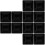 12 Sets Plastic Fence Post Caps Cover Protector 6