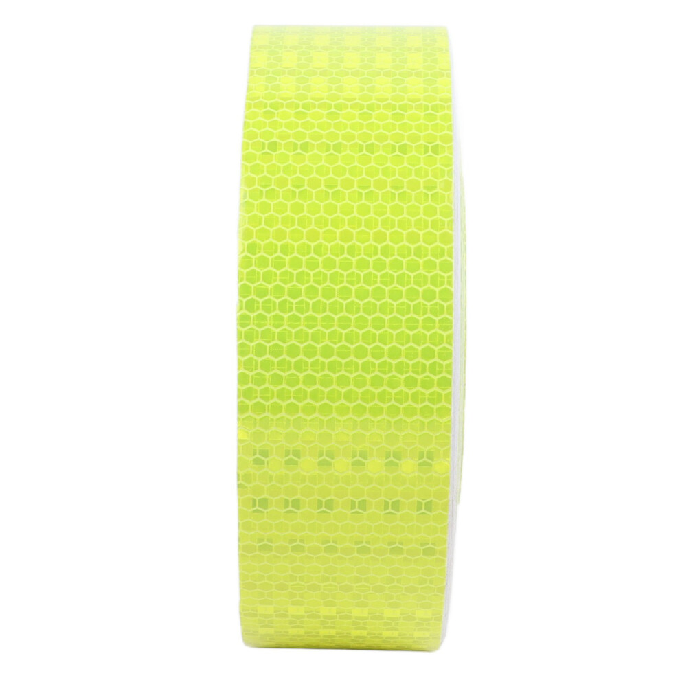 Pure Color Fluorescent Yellow Pvc Reflective Tape For Cars & Bikes 4601351968566