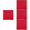 4Pcs Red Translucent Acrylic Sheet For Craft And Wall Decor 8
