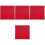 4Pcs Red Translucent Acrylic Sheet For Craft And Wall Decor 5