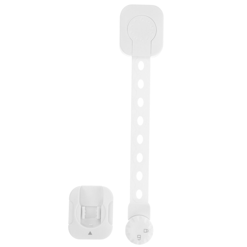 3Pcs Self-Adhesive Child Safety Locks For Cabinet Refrigerator Drawer White Artibetter