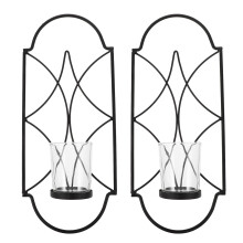6 Pcs Wall Hanging Candle Stands Elegant Candlesticks Home Holder