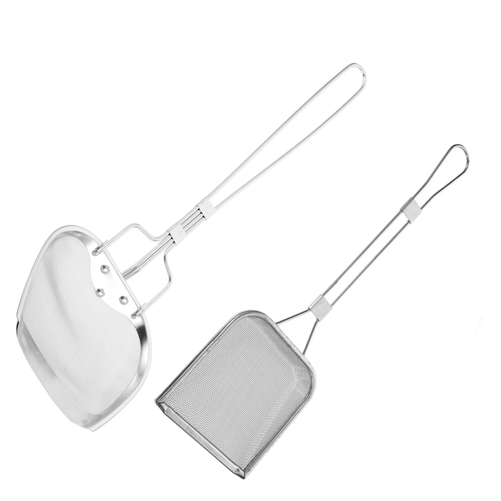 6 Pcs Fryer Skimmer Stainless Steel Fine Mesh Scoop With Long Handle-image-OPC-PKXBTSH-NEW