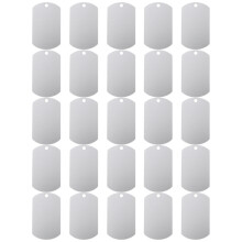 100 Pcs Aluminum Dog Tags For Pets And Cattle