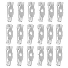 400 Pcs Iron Locking Pin Three-Holes Brooch Diy Safety Pin