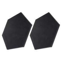 4 Pcs Hexagon Canvas Boards For Oil And Acrylic Painting