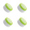 4Pcs Baby Puff Box Fluffy Body After- Container Green 9