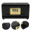 2Pcs Straw Dispenser Box Adjustable Opening Black Storage Case 9