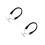 2Pcs Heavy Duty Tarp Strap Rubber Bungee Cord With Hooks 4
