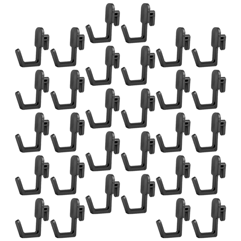 120 Pcs Diy J Shape Pegboard Hooks Tool Organizer 032297176939