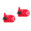 2Pcs Ergonomic Red ABS Fishing Downrigger Clips Release 9