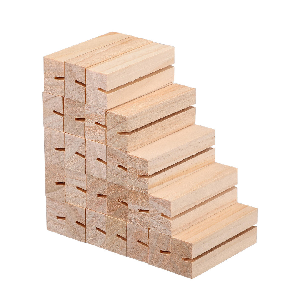 2Pcs 25Pcs Rectangular Wooden Tabletop Photo And Business Card Holders-image-OPC-PKXBV7M-NEW