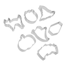 35 Pcs Halloween Theme Stainless Steel Non-Stick Cookie Cutters