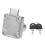 3Pcs Cabinet Lock With Key Stainless Steel Drawer Security Lock 1