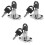 3Pcs Cabinet Lock With Key Stainless Steel Drawer Security Lock 5