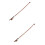 2Pcs 1/4 Violin Bow Replacement Wooden Practice Bow Supply 7