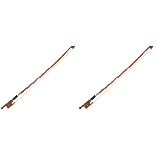 2Pcs 1/4 Violin Bow Replacement Wooden Practice Bow Supply 1