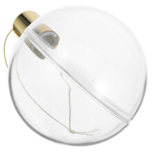 5Pcs Clear Plastic Fillable Heart Ball For Diy Crafting And Home Decor