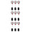 9 Pcs Generator Tank Level Gauge For Engines 10
