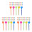 450 Pcs Heart Shaped Fruit - Colorful Snack Picks 7