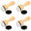 4 Sets Distress Ink Pads And Sponge Blending Brushes For Card Making 7