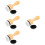 4 Sets Distress Ink Pads And Sponge Blending Brushes For Card Making 9