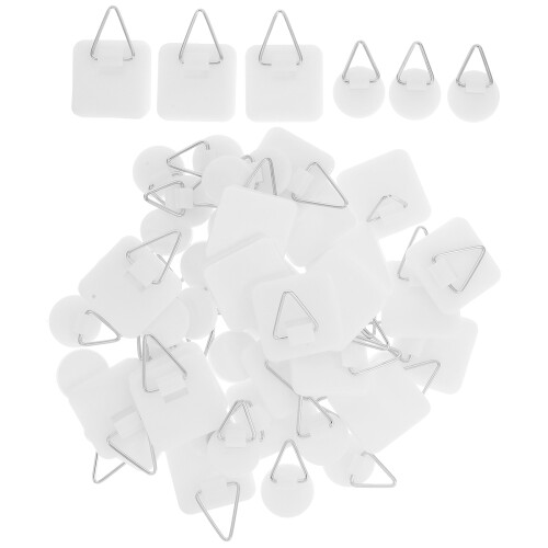 150 Pcs Removable Adhesive Hooks For Hanging Decorative Plates 1