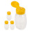 12 Pcs Empty Honey Jars Squeeze Bottles Plastic Dispenser With Lids 1