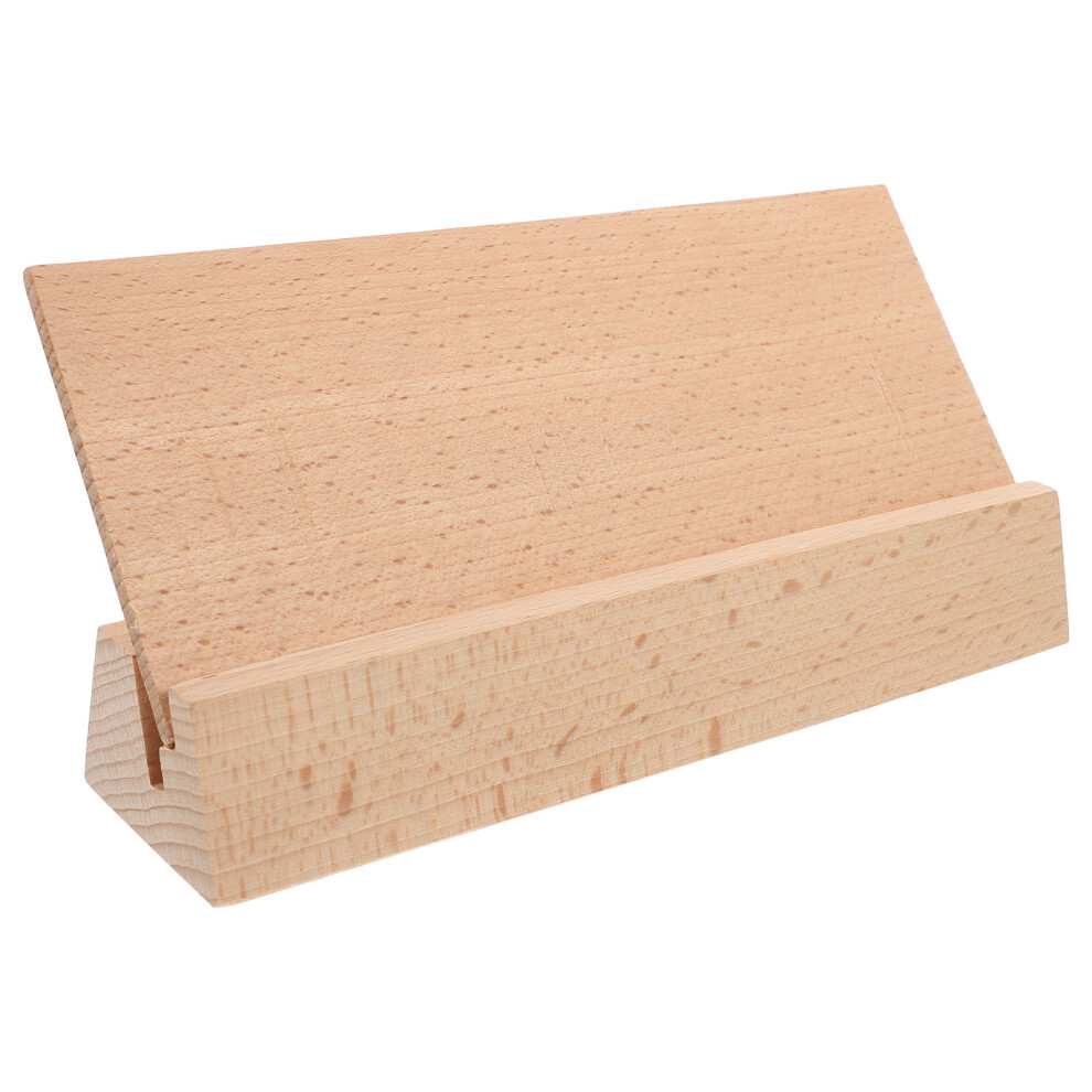 Wooden Desk Calendar Stand Memo Holder For Home Office Decor-image-OPC-PKXBVYY-NEW