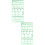 6 Pcs Light Green Plastic Geometric Rulers For Drafting 7