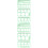 6 Pcs Light Green Plastic Geometric Rulers For Drafting 5