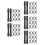 250 Pcs Replacement Plastic Carry Handles For Cardboard Boxes 8