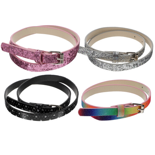 8 Pcs Kids Belt Set Artificial Strap For Girls 2
