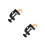 2Pcs Adjustable Clamp Nail Art Practice Finger For Manicure Training 10