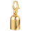 2Pcs Stainless Steel Cord Stopper End Tip Caps With Snap Hook 2