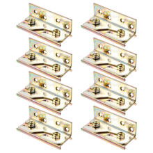 16 Pcs Metal Bed Frame Post Bracket Rail Hooks Hinge Accessory