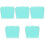 5Pcs Paint Brush Cleaner Watercolor Holder Container With Handle 5