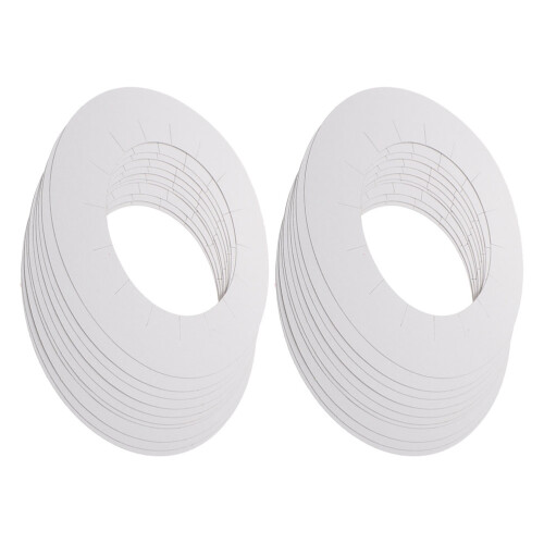 200Pcs Clean Wax Warmer Protective Paper Collars for Wax Machine Use 2