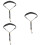 3Pcs Adjustable Saxophone Neck Strap With Metal Hook 7
