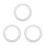 3Pcs Bass Drum Hole Protector Ring Self Adhesive 4