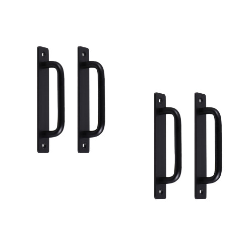 4 Pcs Barn Drawer Door Handles Aluminum Alloy Pulls 2