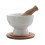 2 Sets Ceramic Mortar And Pestle 3