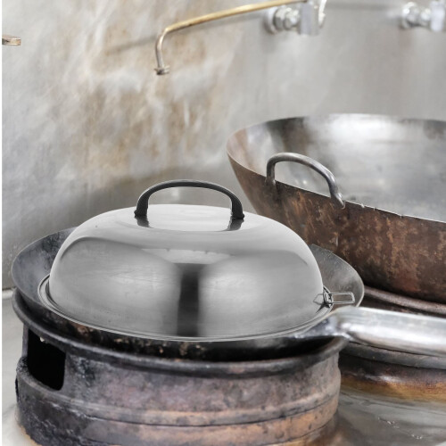 2Pcs Thick Pot Cover With Handle For Kitchen Cooking 2