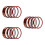 12 Pcs Heat Resistant Tape Multi-Sized With Silicone Adhesive 6