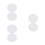 6 Pcs Oval Canvas Sheets Diy Watercolor Pad For Art Projects 6