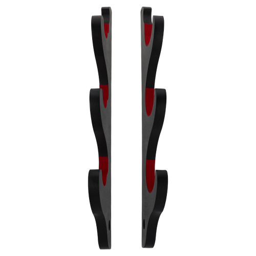3 Pairs Baseball Bat Holder: 3-Layer Wall Mount Rack With Nails
