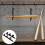 3 Pairs Baseball Bat Holder: 3-Layer Wall Mount Rack With Nails 11