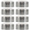 8 Pcs Handrail End Caps Decorative Tube Plugs Protector Accessories 7