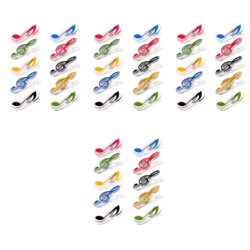 40 Pcs Piano Score Clips Music Book Holder Practical Notation Clip 2